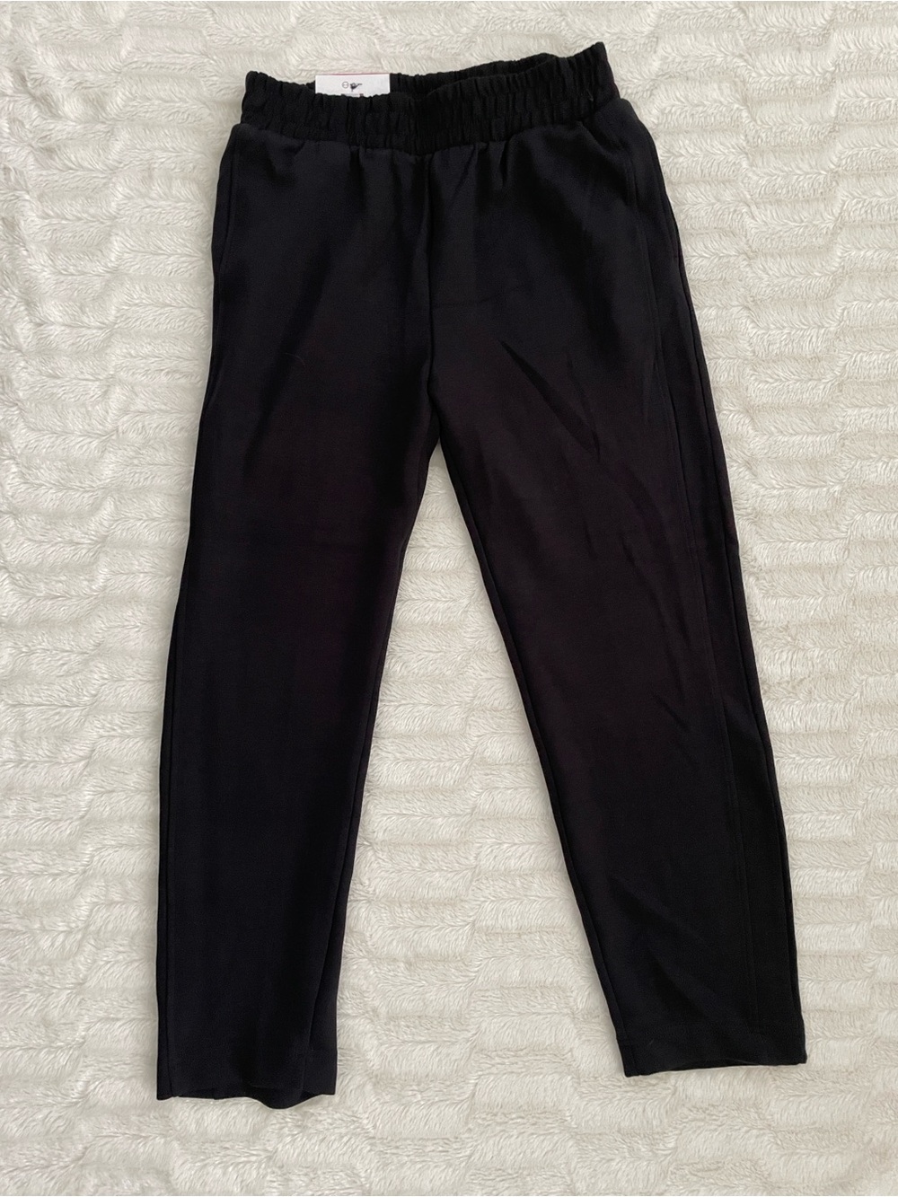 Danskin Black Women's Elastic-Waist Track Pants